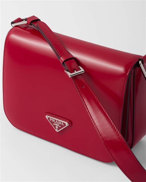 prada brushed leather shoulder bag|prada adjustable shoulder handbags.